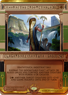 Featured card: Rhonas the Indomitable