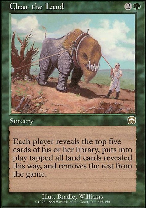 Featured card: Clear the Land