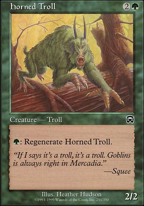 Horned Troll feature for I Use This Deck to Troll People.