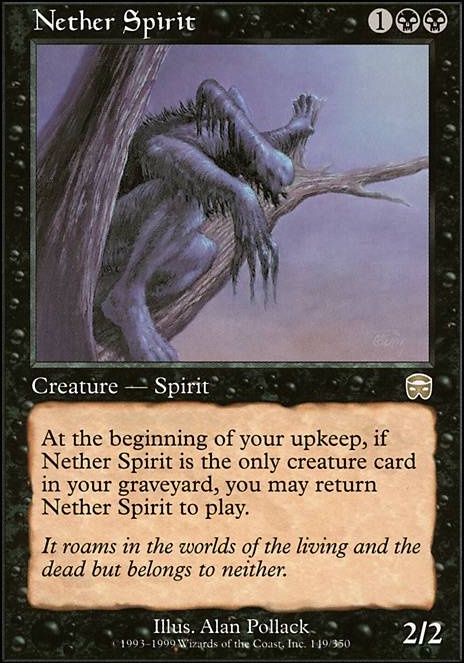 Nether Spirit feature for Grixis Control