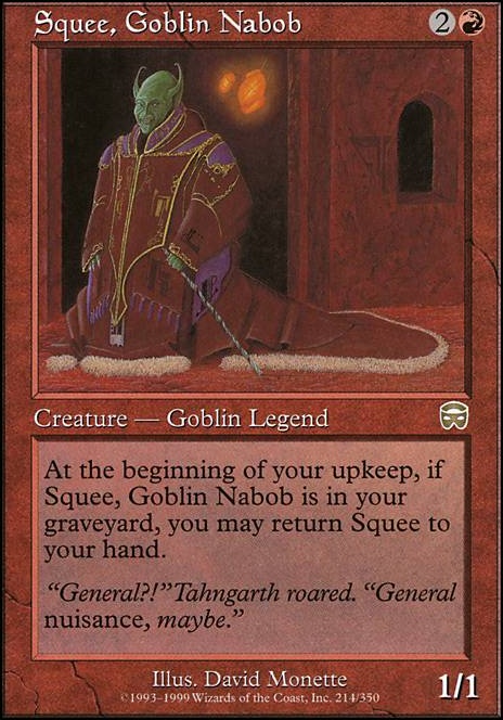 Featured card: Squee, Goblin Nabob