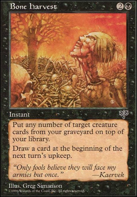 Featured card: Bone Harvest