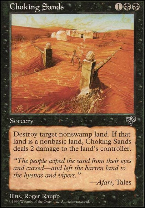 Featured card: Choking Sands