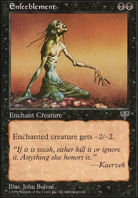 Featured card: Enfeeblement