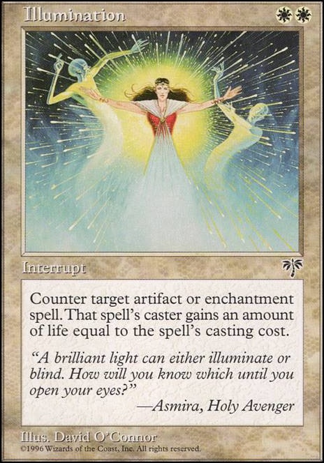 Illumination feature for Azban Life Gain/Loss Enchantment Control