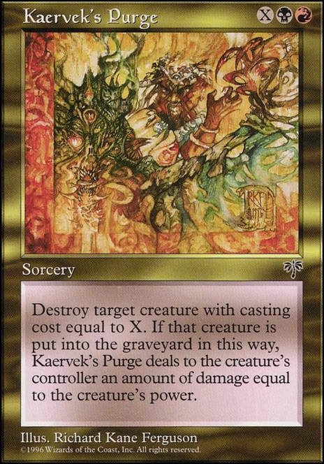 Kaervek's Purge feature for Rakdos Handjob: A love story