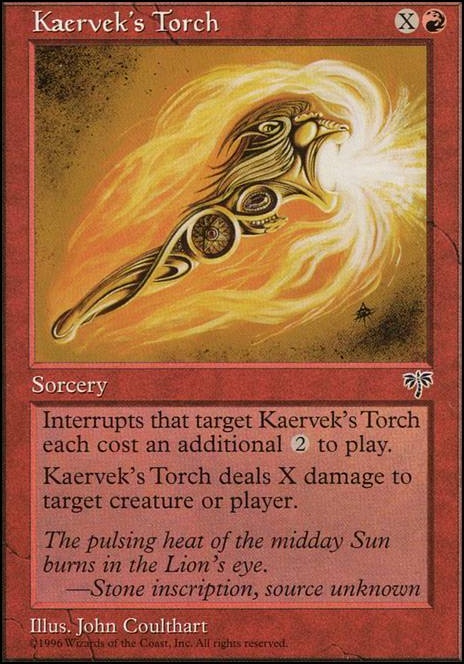 Featured card: Kaervek's Torch