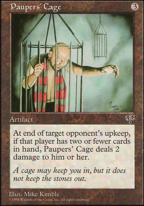 Paupers' Cage feature for Premodern Discard Pains
