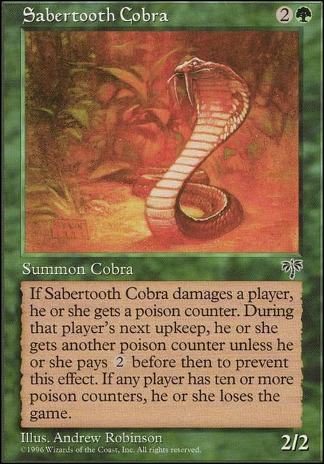 Featured card: Sabertooth Cobra