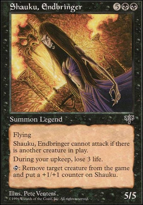Shauku, Endbringer feature for Shauku, End-the-game-bringer
