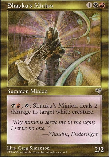 Shauku's Minion