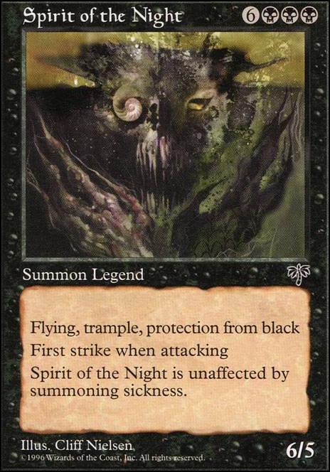 Featured card: Spirit of the Night