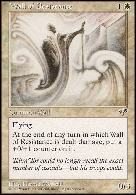 Featured card: Wall of Resistance