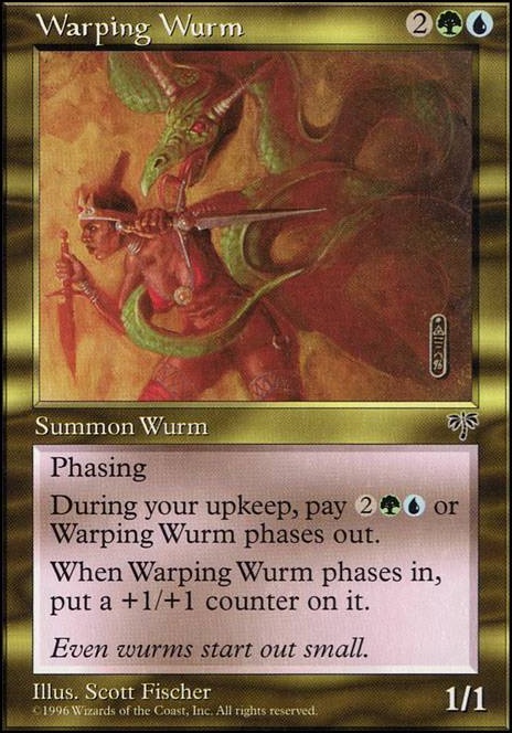 Warping Wurm feature for EDH Jank Card Library