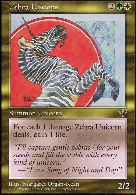 Featured card: Zebra Unicorn