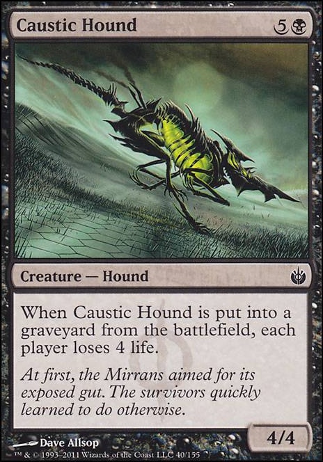 Featured card: Caustic Hound