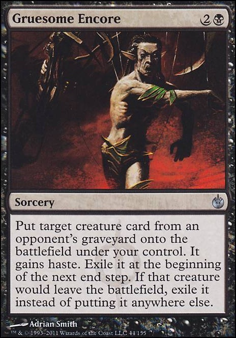 Featured card: Gruesome Encore