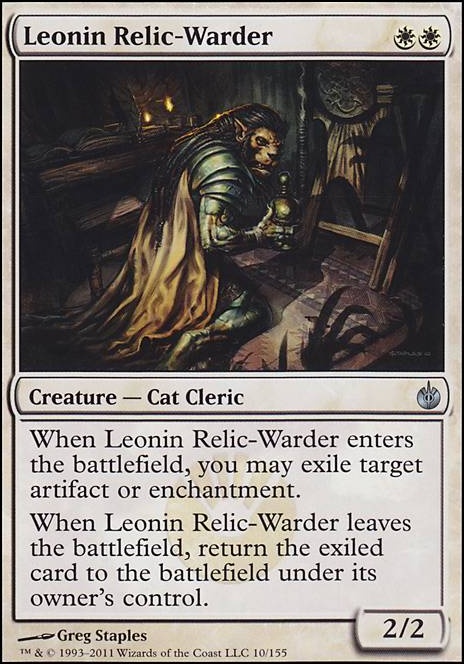 Featured card: Leonin Relic-Warder