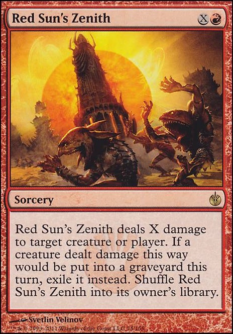 Red Sun's Zenith feature for R/W LD