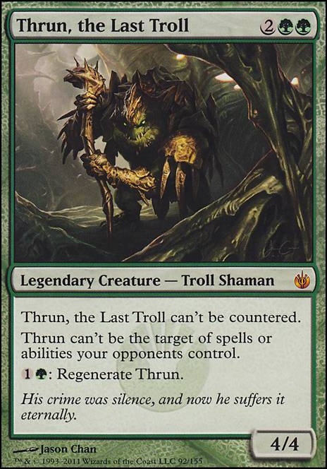 Thrun, the Last Troll feature for Krond the Dawn-Clad EDH