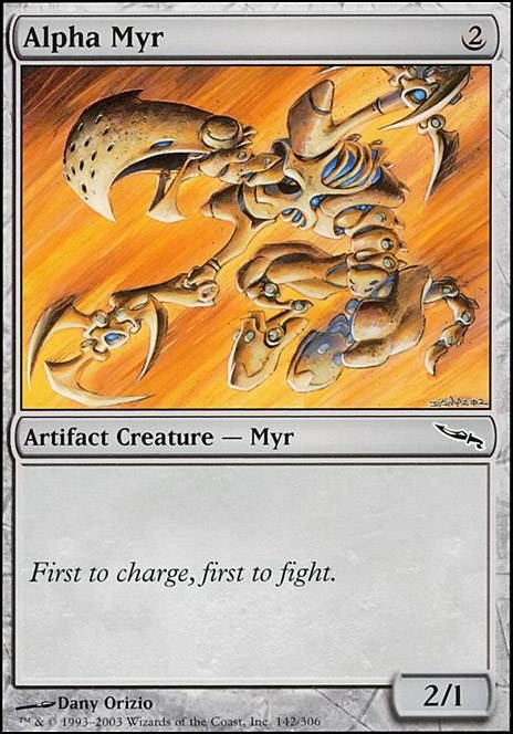 Featured card: Alpha Myr