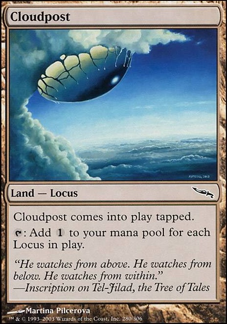 Cloudpost feature for Colourless EDH