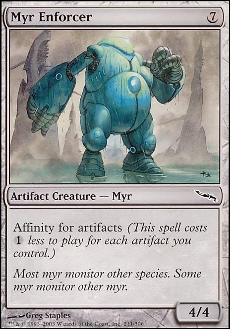 Featured card: Myr Enforcer