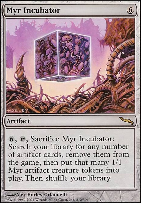 Myr Incubator feature for Myr Creature Artifactory