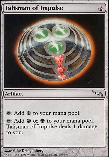 Talisman of Impulse feature for shrine control