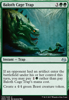 Featured card: Baloth Cage Trap