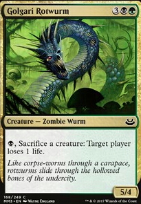 Featured card: Golgari Rotwurm