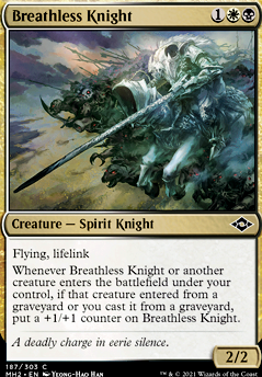 Breathless Knight feature for A Cold Winter's Knight (Wintermoor commander PDH)
