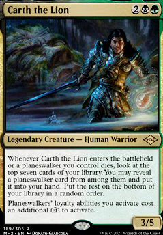 Commander: Carth the Lion