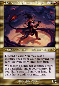 Chainer, Nightmare Adept feature for Chainer's Fantastic Foil Fantasy