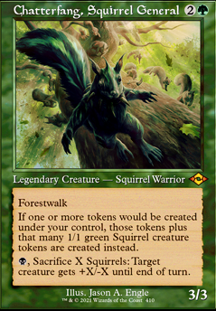 Commander: altered Chatterfang, Squirrel General