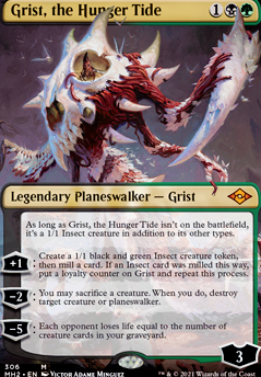 Grist, the Hunger Tide feature for Homicidal Bug Man Budget EDH