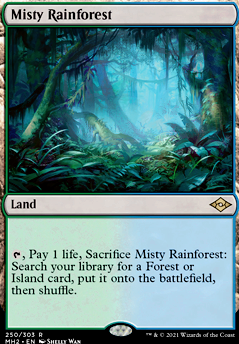 Misty Rainforest feature for Leovold, Try-Hard of Trest