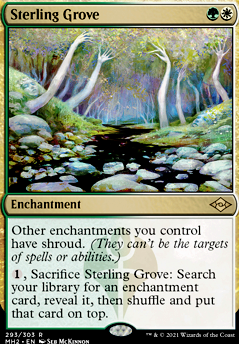 Sterling Grove feature for Playable Bant Enchantress Cards