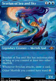 Svyelun of Sea and Sky feature for Sygg, River Cutthroat - Rogue/Merfolk Tribal