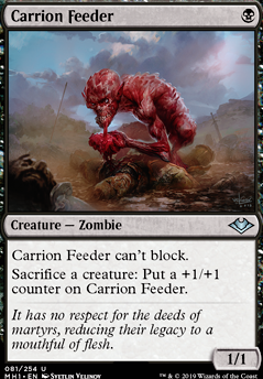 Carrion Feeder feature for Monoblack "Sac-aroni" Aggro