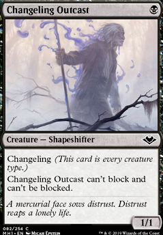 Featured card: Changeling Outcast