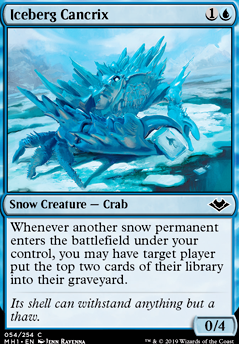 Iceberg Cancrix feature for That deck, crab edition.