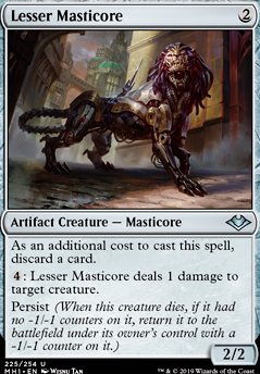 Lesser Masticore feature for Modern Horizon Openning draft