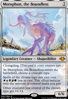 Morophon, the Boundless feature for 5 Color Elves