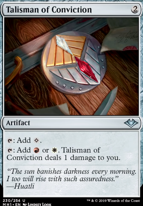 Featured card: Talisman of Conviction