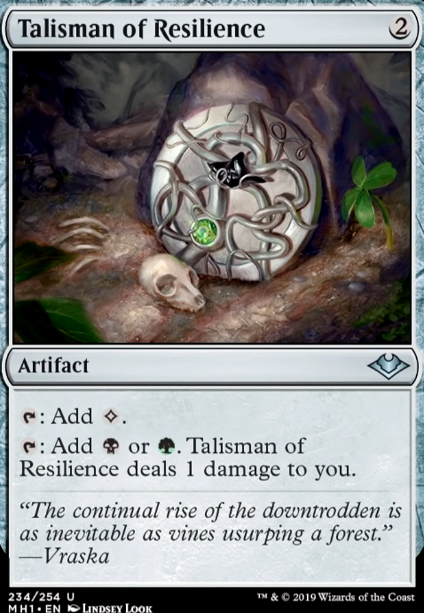 Featured card: Talisman of Resilience