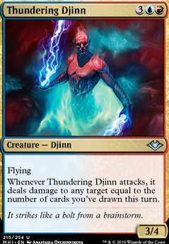 Featured card: Thundering Djinn