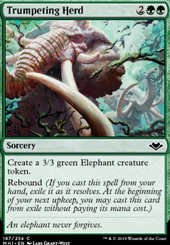 Featured card: Trumpeting Herd