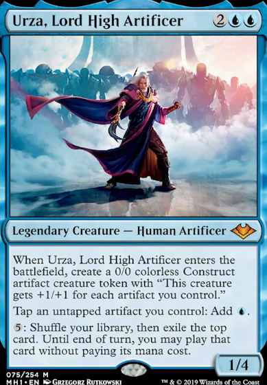 Urza, Lord High Artificer feature for Urza Polymorph Midrange