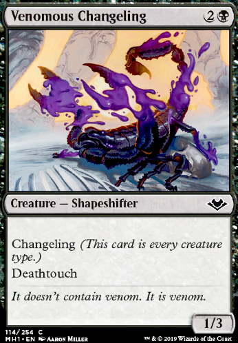 Featured card: Venomous Changeling